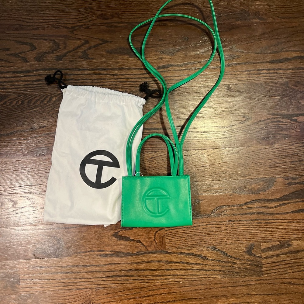 Green Small Telfar Shopping Bag